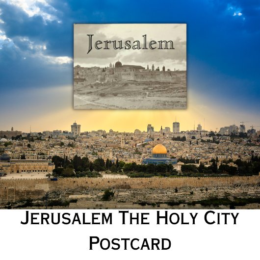 Jerusalem_Die heilige Stadt Postkarte