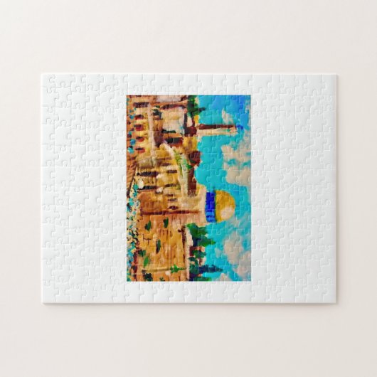 Jerusalem, die scheidende Mauer Puzzle (Horizontal)