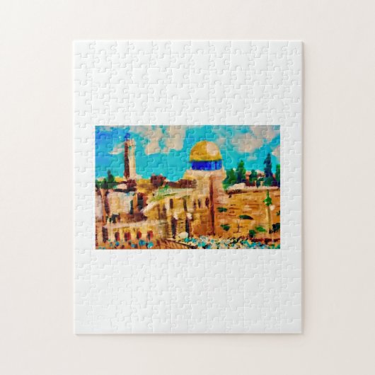 Jerusalem, die scheidende Mauer Puzzle (Vertikal)