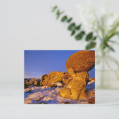 Jerusalem-Felsen im Winter bei Süßgras Postkarte (Stehend Vorderseite)