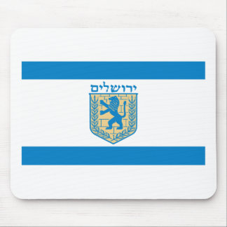 Jerusalem-Flagge Mousepad