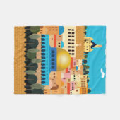Jerusalem Fleecedecke (Vorderseite (Horizontal))