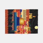 Jerusalem Fleecedecke (Vorderseite (Horizontal))