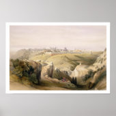 Jerusalem from the Mount of Olives, April 8th 1839 Poster (Vorne)