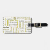 Jerusalem Gepäckanhänger (Vorderseite horizontal)