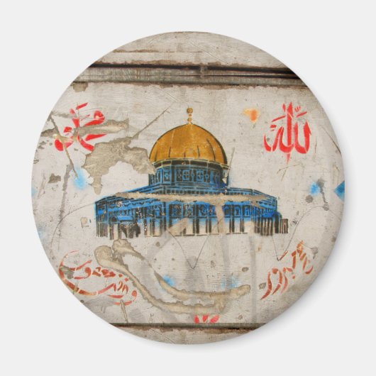 Jerusalem Graffiti Magnet (Vorne)