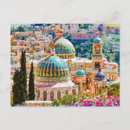 Jerusalem, Heilige Stadt Postkarte