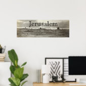 Jerusalem Heiliges Land Foto Poster (Heimbüro)
