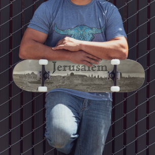 Jerusalem Heiliges Land Foto Skateboard