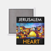 JERUSALEM HERART MAGNET (Vorderseite/Rückseite)