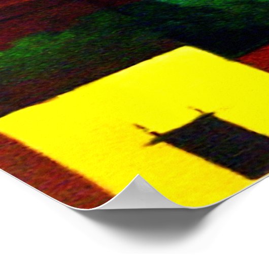 Jerusalem Herz Poster (Ecke)