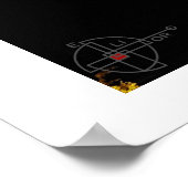 Jerusalem in der Nacht Poster (Ecke)