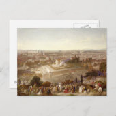 Jerusalem in ihrer Grandeur, graviert von Charles Postkarte (Vorne/Hinten)