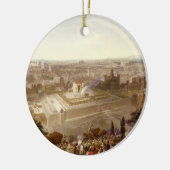 Jerusalem in ihrer Herrlichkeit, graviert von Keramikornament (Links)