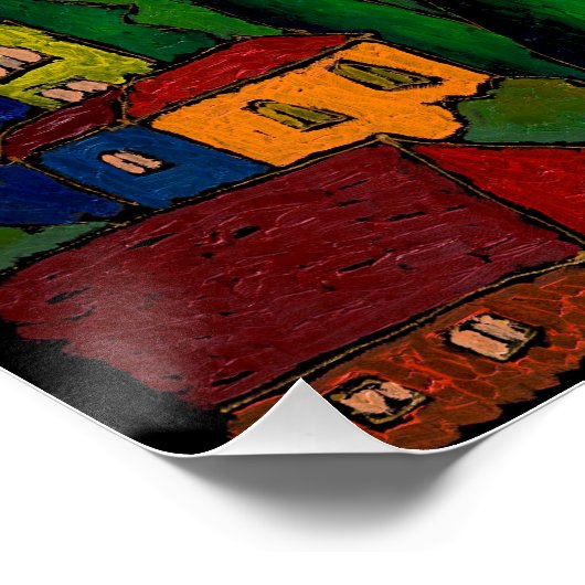 Jerusalem in Morwn, Jonathan Kis-Lev Poster II (Ecke)