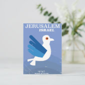 Jerusalem Israel י ש ר ל Reiseplakat Postkarte (Stehend Vorderseite)