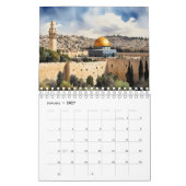 Jerusalem Israel Aquarellkunst Kalender (Jan 2027)