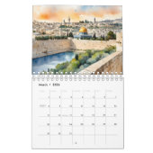 Jerusalem Israel Aquarellkunst Kalender (Mär 2026)