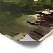 Jerusalem Israel Aquarellkunst Poster (Ecke)