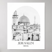 Jerusalem Israel Arch Foto Print Poster (Vorne)