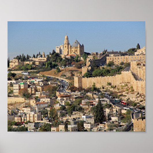 Jerusalem Israel Canvas Print Poster (Vorne)