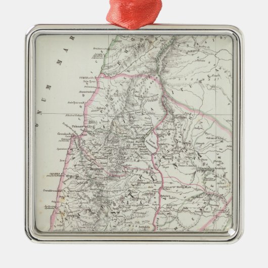 Jerusalem, Israel, Jordanien Ornament Aus Metall (Vorne)