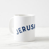 Jerusalem Israel Kaffeetasse (Vorderseite Links)