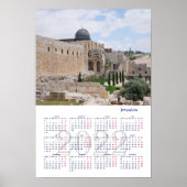 Jerusalem, Israel. Kalender 2022 Poster (Vorne)