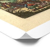 Jerusalem Israel Karte 1660 Poster (Ecke)