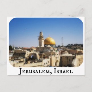 Jerusalem, Israel Postcard Postkarte