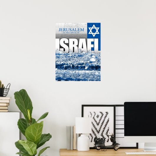 Jerusalem, Israel Poster (Heimbüro)