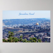 Jerusalem, Israel-Poster Poster (Vorne)