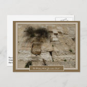 Jerusalem Israel Postkarte (Vorne/Hinten)