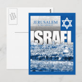 Jerusalem, Israel Postkarte (Vorne/Hinten)