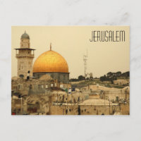 Jerusalem Israel Postkarte
