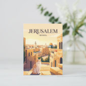 Jerusalem Israel Postkarte (Stehend Vorderseite)