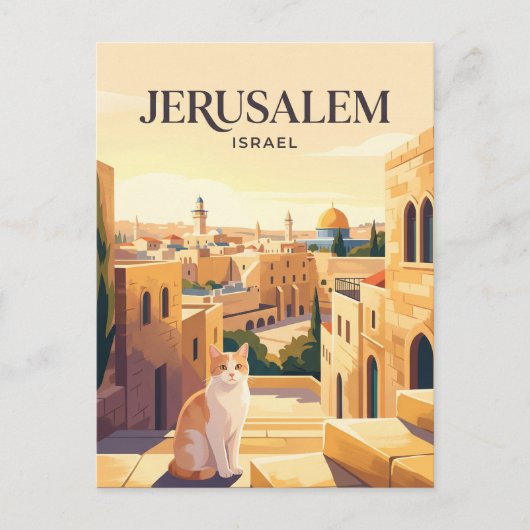 Jerusalem Israel Postkarte (Vorderseite)