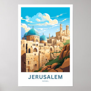 Jerusalem Israel Reisen Print Poster