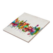 Jerusalem Israel Skyline Fliese (Seite)