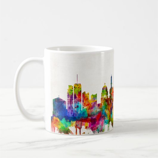 Jerusalem Israel Skyline Kaffeetasse (Links)