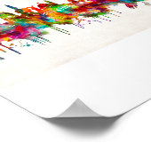 Jerusalem Israel Skyline Poster (Ecke)