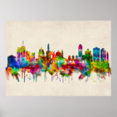 Jerusalem Israel Skyline Poster (Vorne)