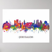 Jerusalem Israel Skyline Poster (Vorne)