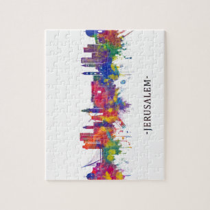 Jerusalem Israel Skyline Puzzle