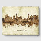 Jerusalem Israel Stadt Gästebuch (Rückseite)
