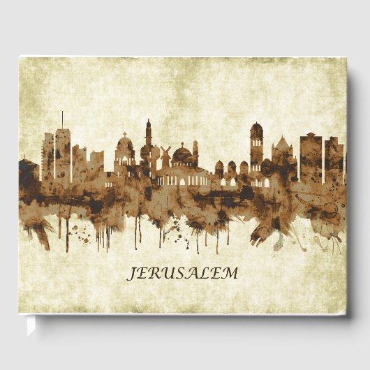 Jerusalem Israel Stadt Gästebuch (Vorderseite)