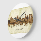 Jerusalem Israel Stadt Große Wanduhr (Winkel)