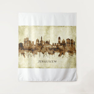 Jerusalem Israel Stadt Wandteppich
