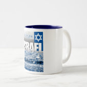 Jerusalem, Israel Zweifarbige Tasse (VorderseiteRechts)