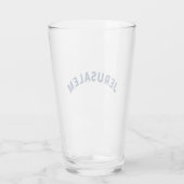 Jerusalem Isreal Glas (Rückseite)